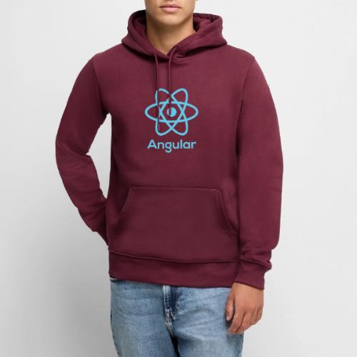 Reactangular – Is it React? Is it Angular? - Männer Premium Bio Hoodie