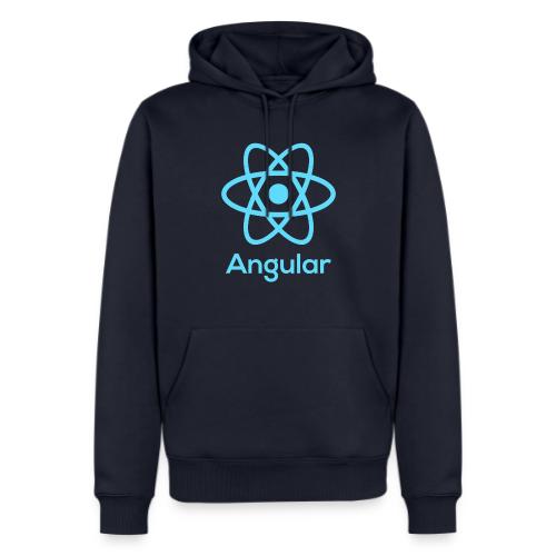 Reactangular – Is it React? Is it Angular? - Felpa con cappuccio ecologica premium da uomo
