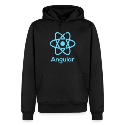 Reactangular – Is it React? Is it Angular? - Felpa con cappuccio ecologica premium da uomo