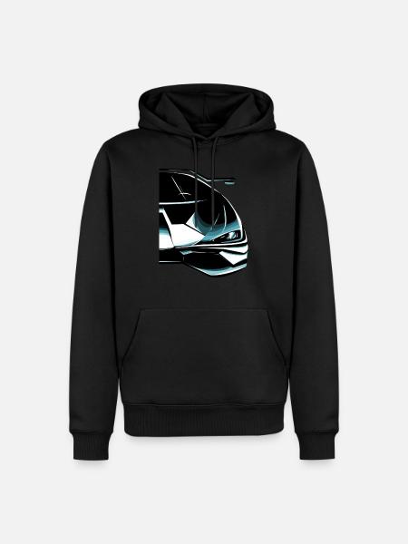 Männer Auto Design - Männer Premium Bio Hoodie - Schwarz