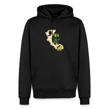 Costa Rica Nicaragua Panama - Sweat à capuche Premium bio Homme - noir - Devant - Nico (187cm)