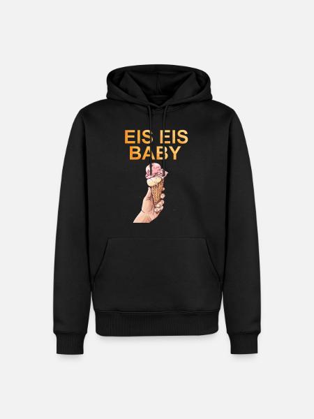 Cream Baby - Men’s Premium Organic Hoodie - black