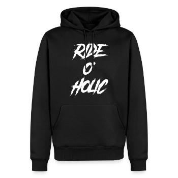 Cooles Bmx MTB Mountainbike Downhill bike Geschenk - Männer Premium Bio Hoodie - Schwarz - Vorne - Nico (187cm)