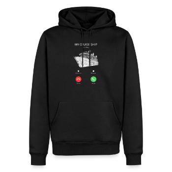 Kreuzfahrt-Schiff Kreuzfahrt Kreuzfahrt-Urlaub - Männer Premium Bio Hoodie - Schwarz - Vorne - Nico (187cm)