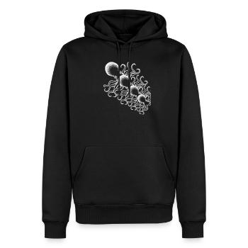 Kraken Tintenfisch Oktopus Taucher Geschenk - Männer Premium Bio Hoodie - Schwarz - Vorne - Nico (187cm)