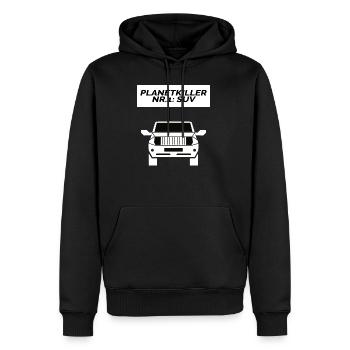 RIP Klima SUV Umweltverschmutzung Demo - Männer Premium Bio Hoodie - Schwarz - Vorne - Nico (187cm)