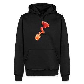 Nagellack Nageldesign Nägel Fingernägel Manicure - Männer Premium Bio Hoodie - Schwarz - Vorne - Nico (187cm)