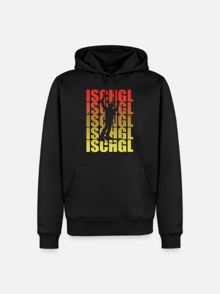 Ischgl ski vacation - Men’s Premium Organic Hoodie - black