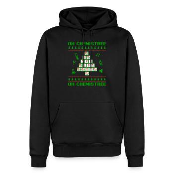 Oh Chemistree Chemie Weihnachten - Männer Premium Bio Hoodie - Schwarz - Vorne - Nico (187cm)
