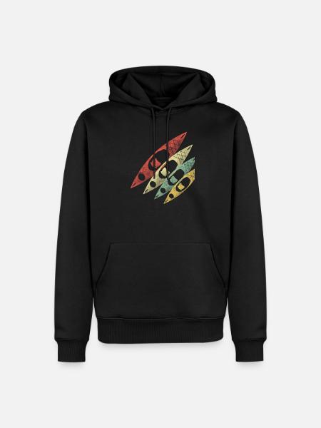 Kayak - Sweat à capuche Premium bio Homme - noir
