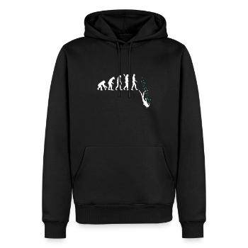 Tauchen Evolution Taucher Lustig Geschenk - Männer Premium Bio Hoodie - Schwarz - Vorne - Nico (187cm)