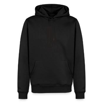 SPIRIT WOLF - Sweat à capuche Premium bio Homme - noir - Devant - Nico (187cm)