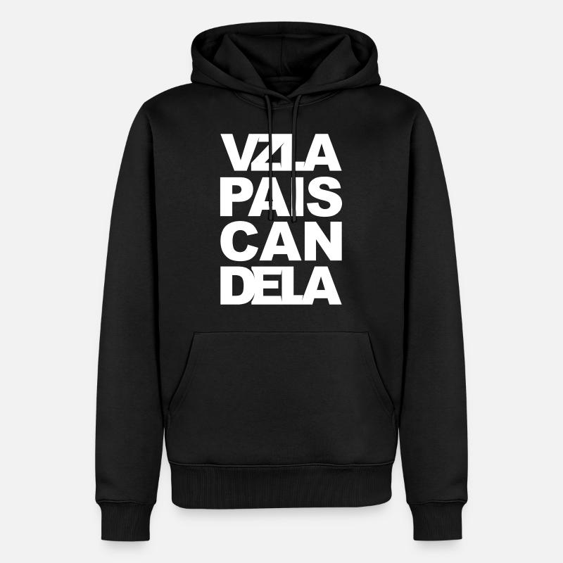 VENEZUELA PAYS CANDELA - Sweat à capuche Premium bio Homme - noir