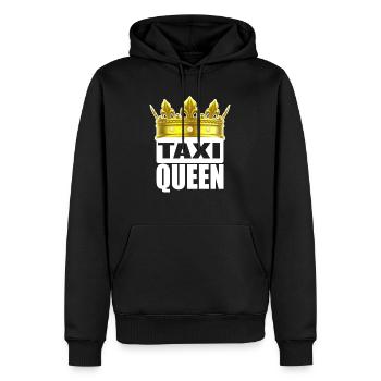 Taxi Queen - Taxi Queen - Men’s Premium Organic Hoodie - black - Front - Nico (187cm)