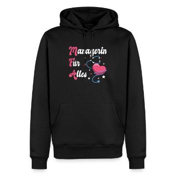 MFA Arzthelferin Medizinische Fachangestellte - Männer Premium Bio Hoodie - Schwarz - Vorne - Nico (187cm)