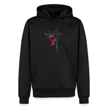Pole Dance sexy Tänzerin Geschenk - Männer Premium Bio Hoodie - Schwarz - Vorne - Nico (187cm)