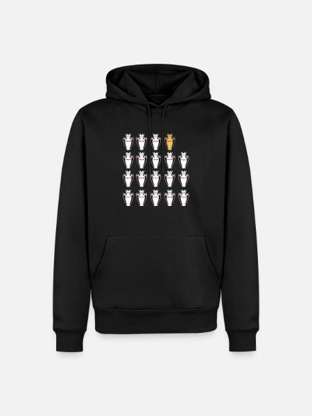 trophy 19 - Men’s Premium Organic Hoodie - black