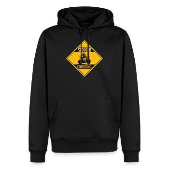 S1000RR Crossing - Männer Premium Bio Hoodie - Schwarz - Vorne - Nico (187cm)
