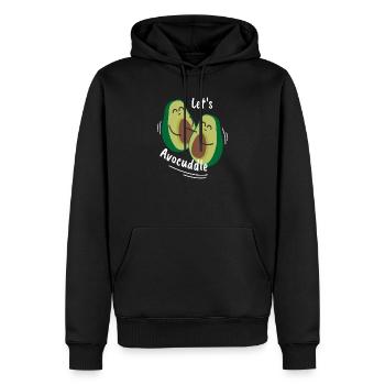 Laisse Avocuddle Avocado Cuddle Sweet - Sweat à capuche Premium bio Homme - noir - Devant - Nico (187cm)