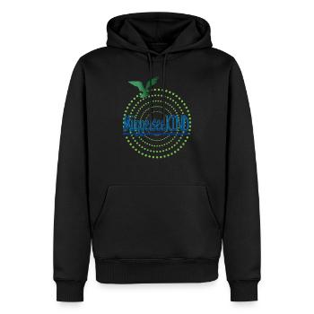 MueggelseeKind - Männer Premium Bio Hoodie - Schwarz - Vorne - Nico (187cm)
