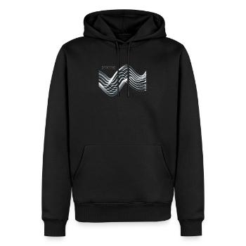 Modular Synthesizer Synthi Musik Retro - Männer Premium Bio Hoodie - Schwarz - Vorne - Nico (187cm)