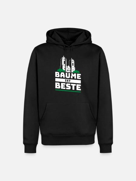 Berlin Baumschulenweg - Männer Premium Bio Hoodie - Schwarz