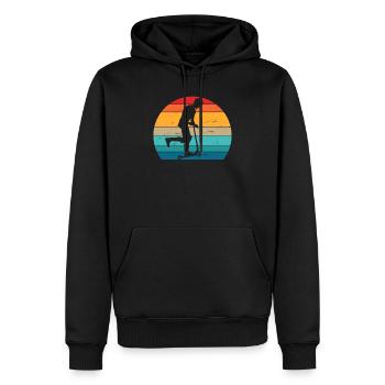 Scooter Stunt Scooter cadeau pour adolescent - Sweat à capuche Premium bio Homme - noir - Devant - Nico (187cm)