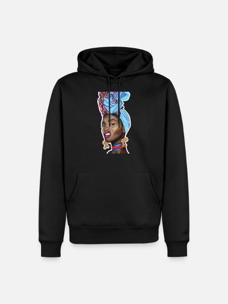 Mittlerer Muggin 2 - Männer Premium Bio Hoodie - Schwarz