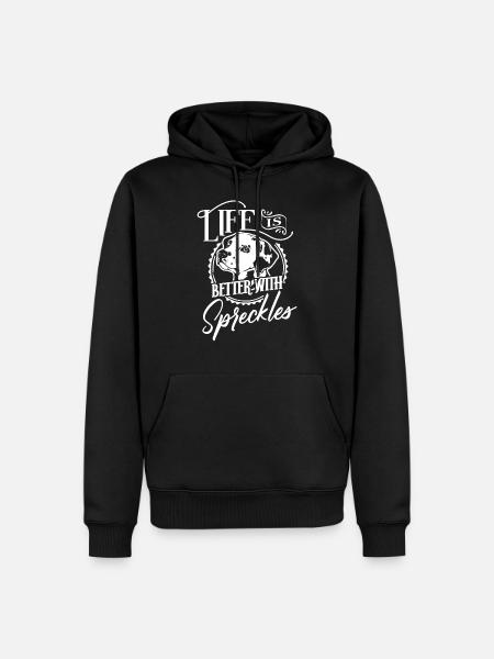 Dalmatian - Men’s Premium Organic Hoodie - black