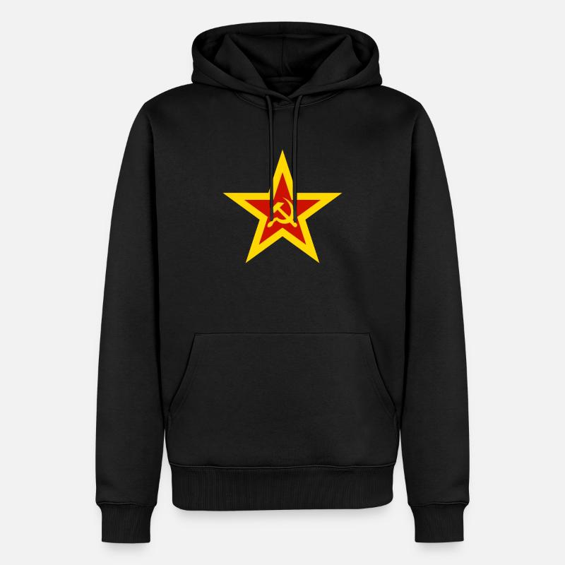 communisme - Sweat à capuche Premium bio Homme - noir