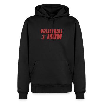 Lustige Volleyball Mutter Mutter Tag Kleidung - Männer Premium Bio Hoodie - Schwarz - Vorne - Nico (187cm)