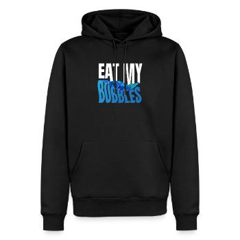 Eat My Bubbles Natation Natation - Sweat à capuche Premium bio Homme - noir - Devant - Nico (187cm)
