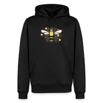 Apiculture d’apiculteur d’insecte d’amoureux d’abeille - Sweat à capuche Premium bio Homme - noir - Devant - Nico (187cm)
