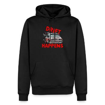 Car Drifting Racing Racecar Motorsport Mechanic - Männer Premium Bio Hoodie - Schwarz - Vorne - Nico (187cm)