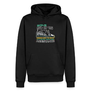 Submariner Submarines Veteran designed to sink - Männer Premium Bio Hoodie - Schwarz - Vorne - Nico (187cm)