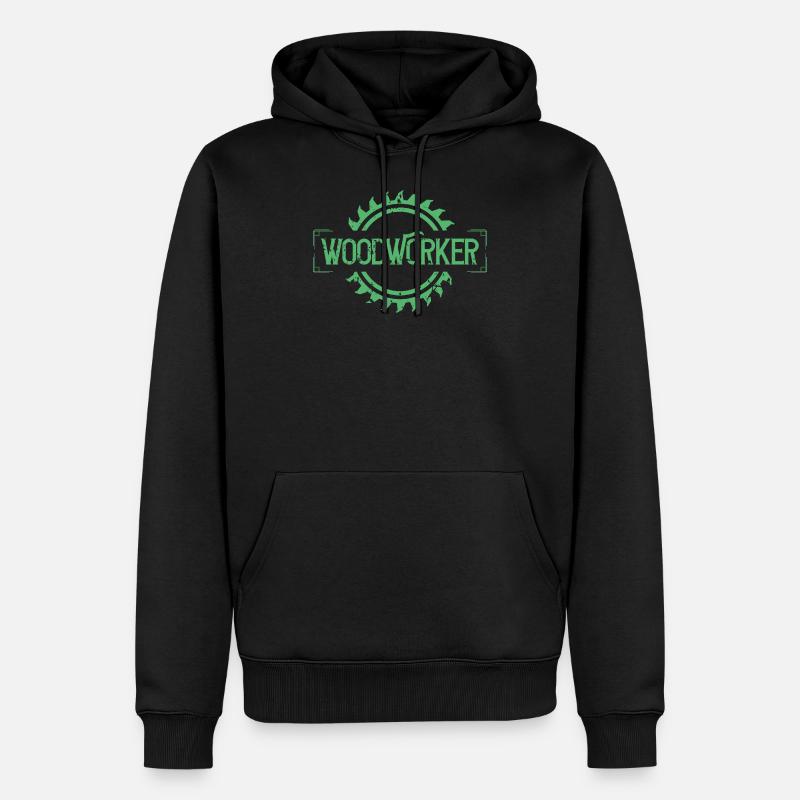 Meilleur ouvrier forestier bûcheron - Sweat à capuche Premium bio Homme - noir
