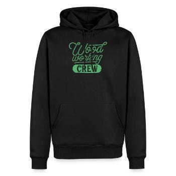 Holzarbeiter Mannschaft Waldarbeiter Holzfäller - Männer Premium Bio Hoodie - Schwarz - Vorne - Nico (187cm)