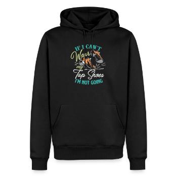 STEPPTANZ STEPPTANZLEHRER Geschenkidee - Männer Premium Bio Hoodie - Schwarz - Vorne - Nico (187cm)