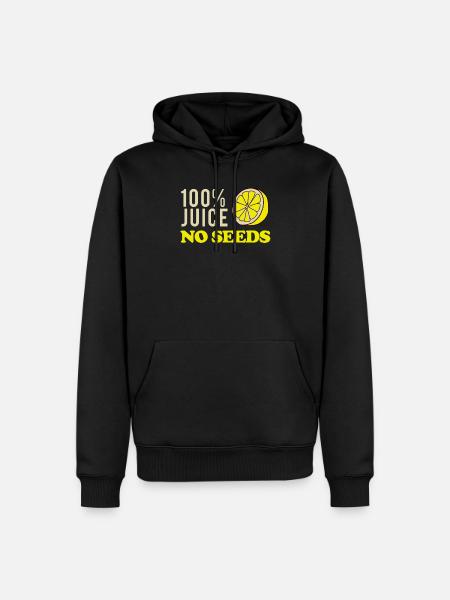 Funny Vasectomy No Seeds - Men’s Premium Organic Hoodie - black
