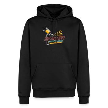 Autolackierer Karosserielackierer Automechaniker - Männer Premium Bio Hoodie - Schwarz - Vorne - Nico (187cm)