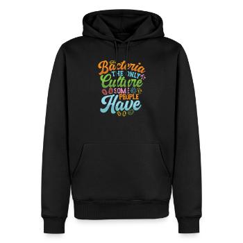 Microbiologiste Microbiology Lab Staph Gift Idea - Sweat à capuche Premium bio Homme - noir - Devant - Nico (187cm)