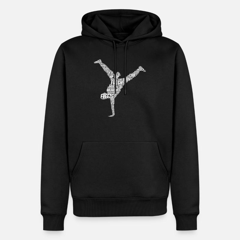Breakdance Breakdancer Breakdancing - Männer Premium Bio Hoodie - Schwarz