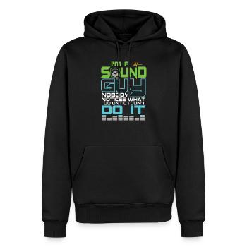 Audio Engineer Sound Guy Sound Engineering Gift - Männer Premium Bio Hoodie - Schwarz - Vorne - Nico (187cm)