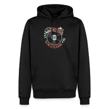 Vinyl Record LP Collector Record Lover Vinyl Music - Sweat à capuche Premium bio Homme - noir - Devant - Nico (187cm)