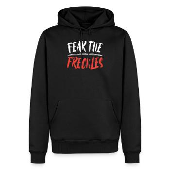 Fear The Freckles Rothaariger Ingwer Rothaariger Ire - Männer Premium Bio Hoodie - Schwarz - Vorne - Nico (187cm)