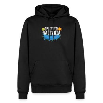 Microbiologiste Microbiology Lab Staph Gift Idea - Sweat à capuche Premium bio Homme - noir - Devant - Nico (187cm)