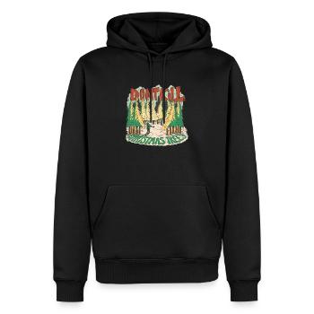 Don’t kill Christmas Trees Weihnachten xmas Axt - Männer Premium Bio Hoodie - Schwarz - Vorne - Nico (187cm)
