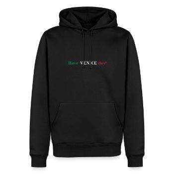 Have Venice Day! Venedig Italien Geschenkidee - Männer Premium Bio Hoodie - Schwarz - Vorne - Nico (187cm)
