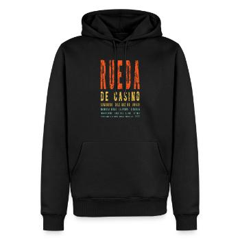 Salsa Rueda Latino Tanz T-Shirt - Männer Premium Bio Hoodie - Schwarz - Vorne - Nico (187cm)