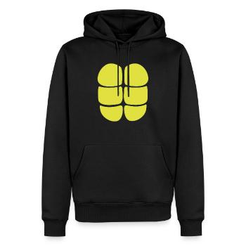 turtle - Men’s Premium Organic Hoodie - black - Front - Nico (187cm)